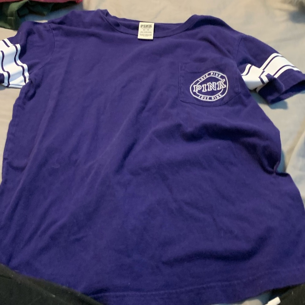 Purple shirt from pink. X-small